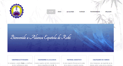 Desktop Screenshot of alianzadereiki.eu